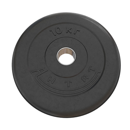 Черный блин Antat 10 кг 26 мм