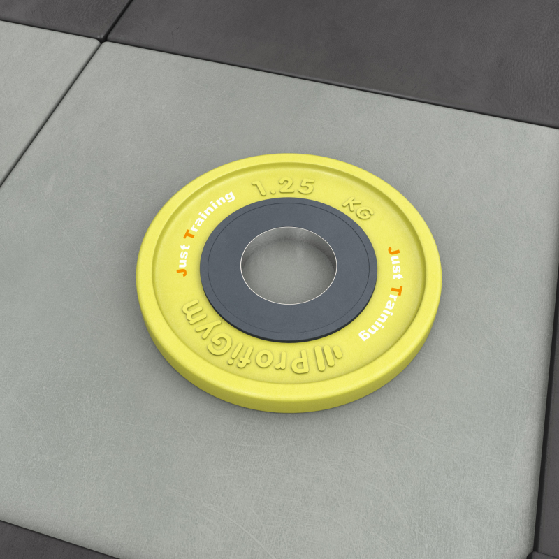 Олимпийский диск Profigym 1,25 кг желтый